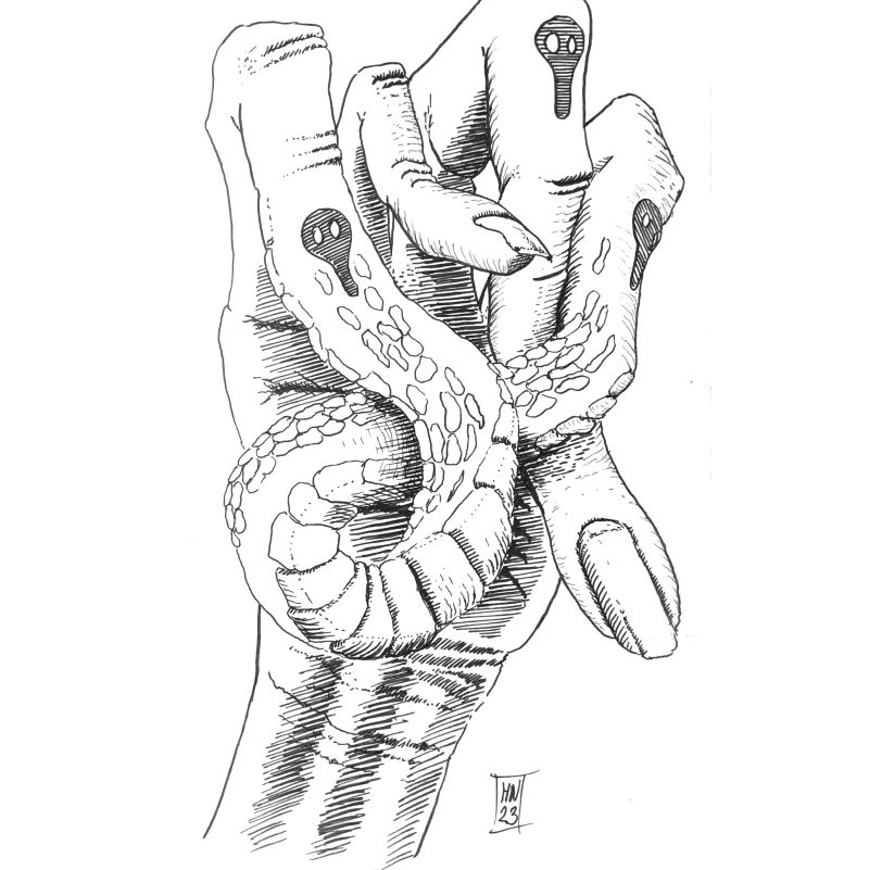 Hand snake